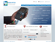 Tablet Screenshot of beninpetro.com